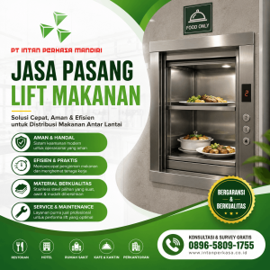 Jasa pasang lift makanan