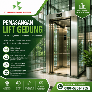 Pemasangan l ift gedung
